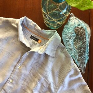 Quicksilver (Large) Grey Aloha Shirt